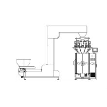 Automatisches Beutel-Verpackungsmaschine-System / füllende Verpackungs-Dichtungs-Maschinerie